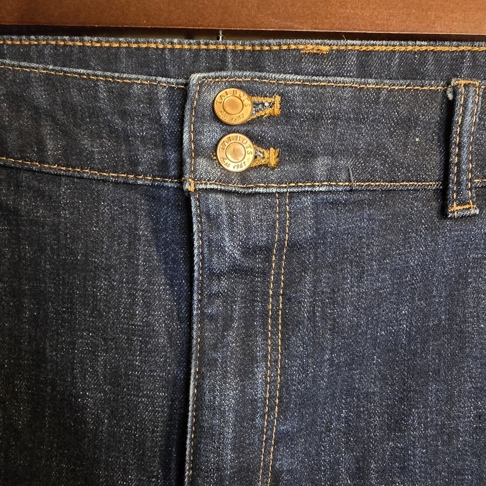 Talbots Dark Blue Cropped Jeans - Picture 4 of 7